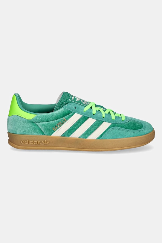 Кроссовки Gazelle Indoor Adidas Originals, зеленый — фото 2
