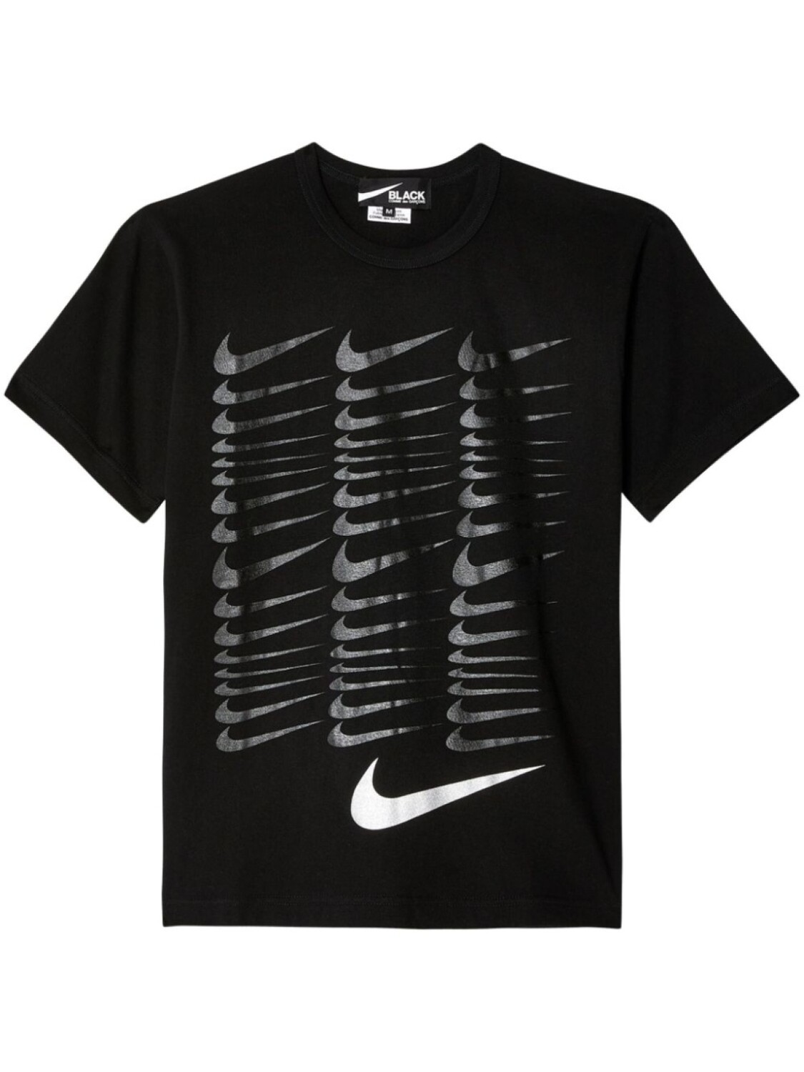 

Black Comme Des Garçons футболка с принтом x Nike, черный