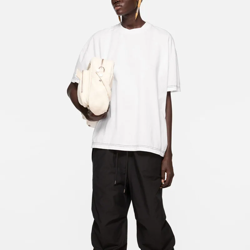 Футболка унисекс FW25 Acne Studios, экрю — фото 3