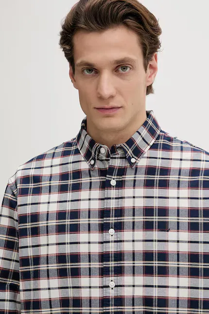 Рубашка в клетку AUTHENTIC BUTTON DOWN Levi's, синий — фото 4
