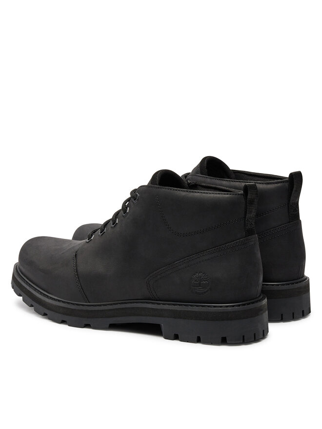 Мужские ботинки Timberland Britton Road средней высоты из нубука, черный — фото 3