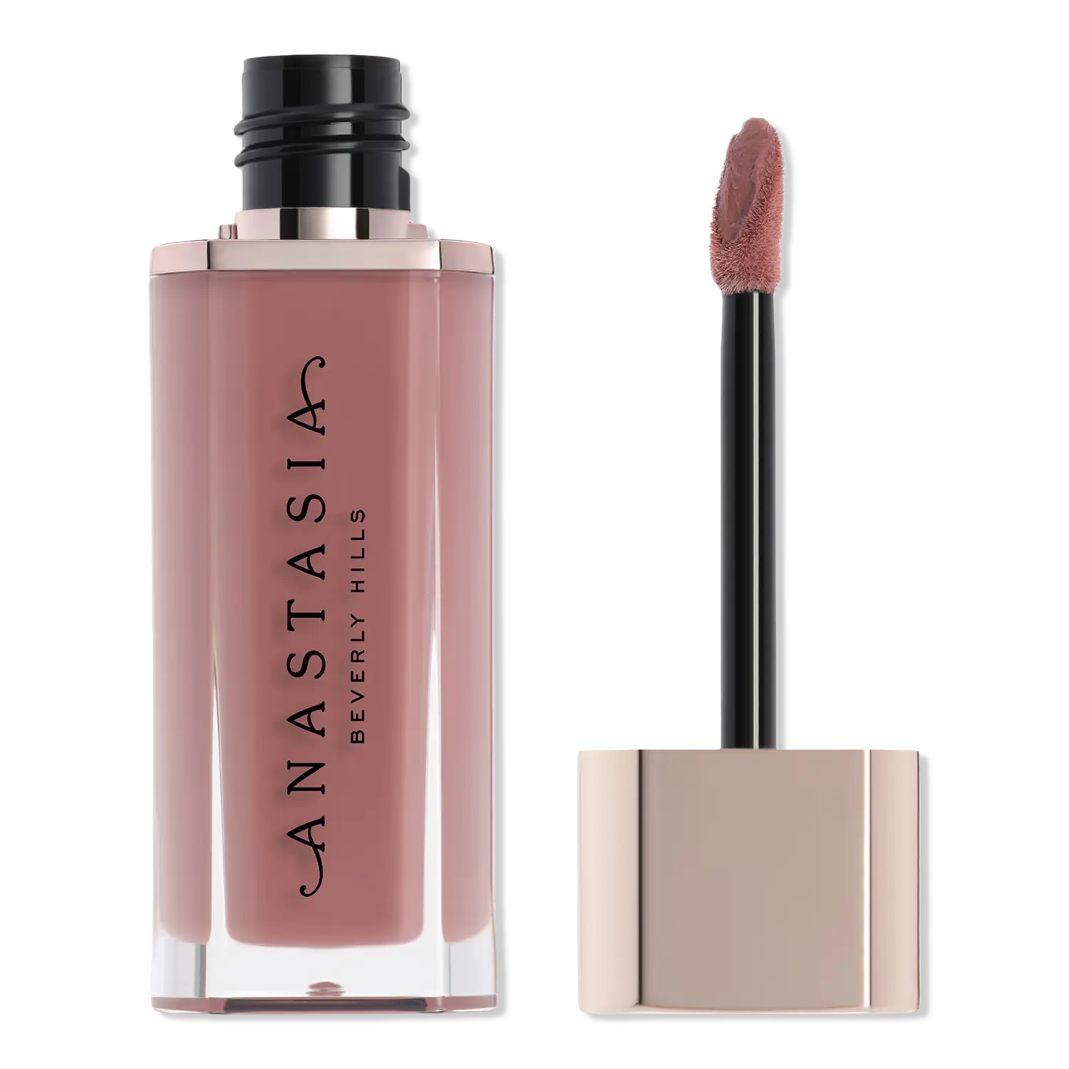 

Губная бархатная муссовая помада с высокой пигментацией Anastasia Beverly Hills, Hush Rose (rosy pink)