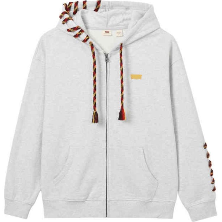 Levis Левис Китайский Новый год Куртка Мужская Серая, Gray — фото 2