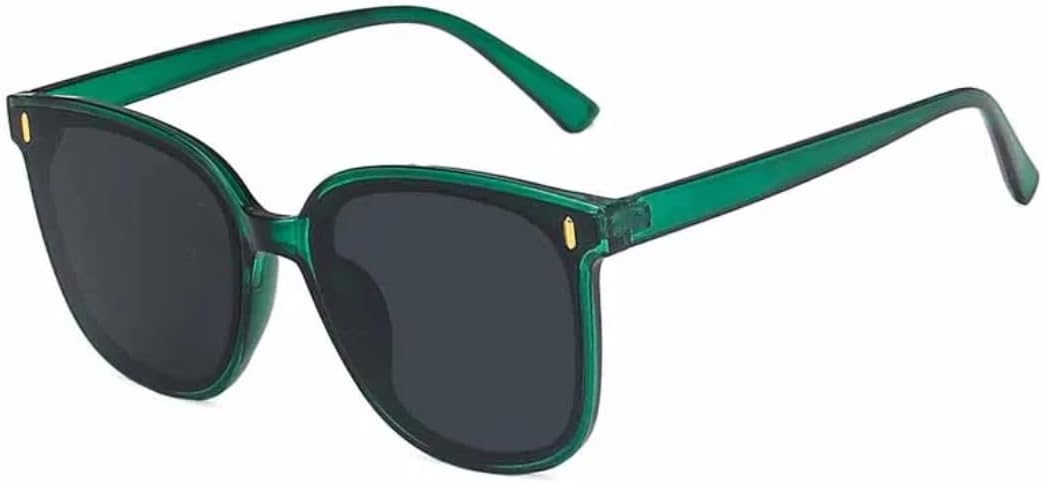 

Солнцезащитные очки с защитой UV400 | Большая оправа, линзы конфетных цветов | Для женщин и мужчин, для занятий спортом на открытом воздухе и вождения DSVIGF, Green Gray