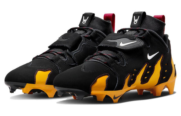 Кроссовки kyler murray x vapor edge dt '96 'black university gold' Nike, черный — фото 3