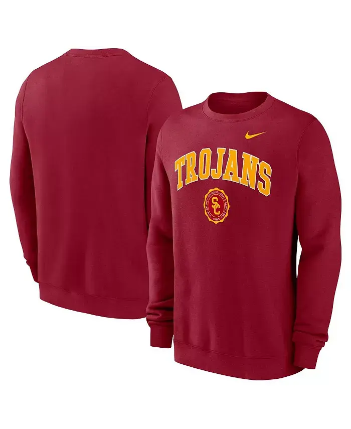 

Мужской свитшот с арочной эмблемой Cardinal USC Trojans Nike