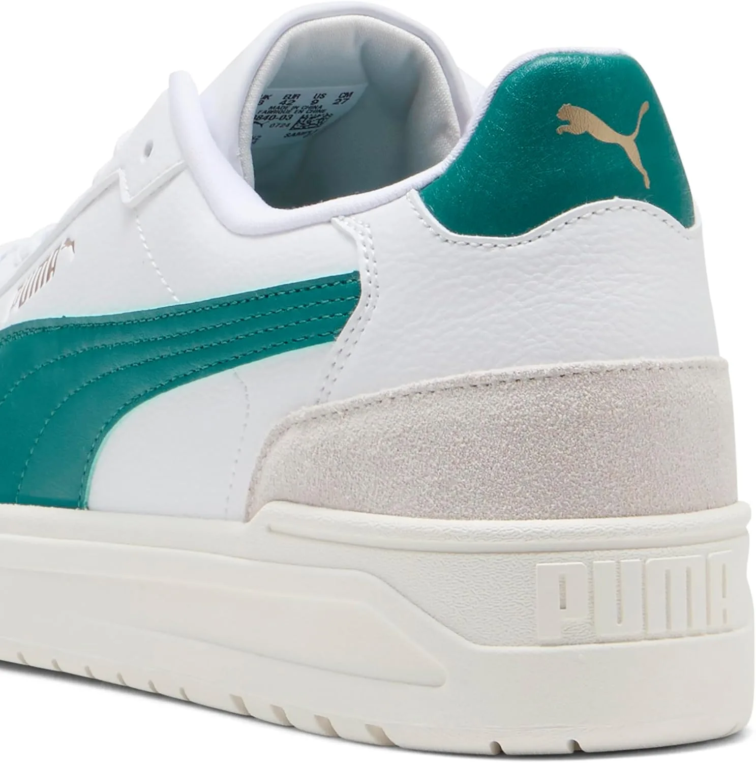 Кроссовки Puma Unisex Shuffle Downtown OG, белый/зеленый/серый/зеленый/серый — фото 2