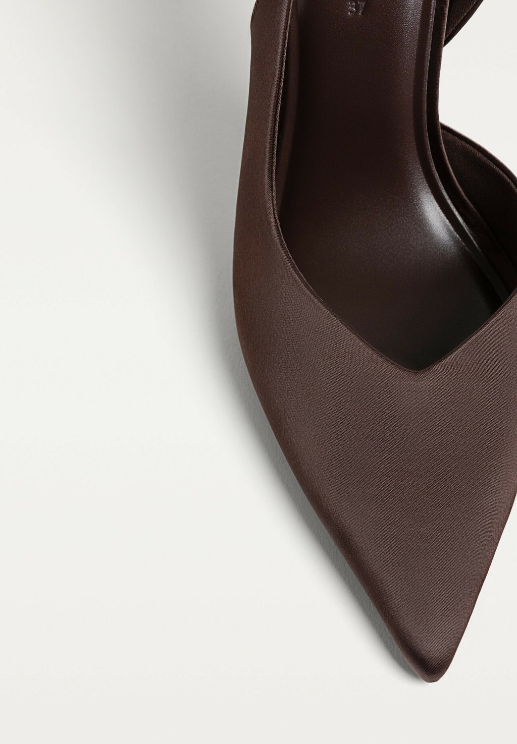 Классические туфли на каблуке High heels Stradivarius, коричневый — фото 4