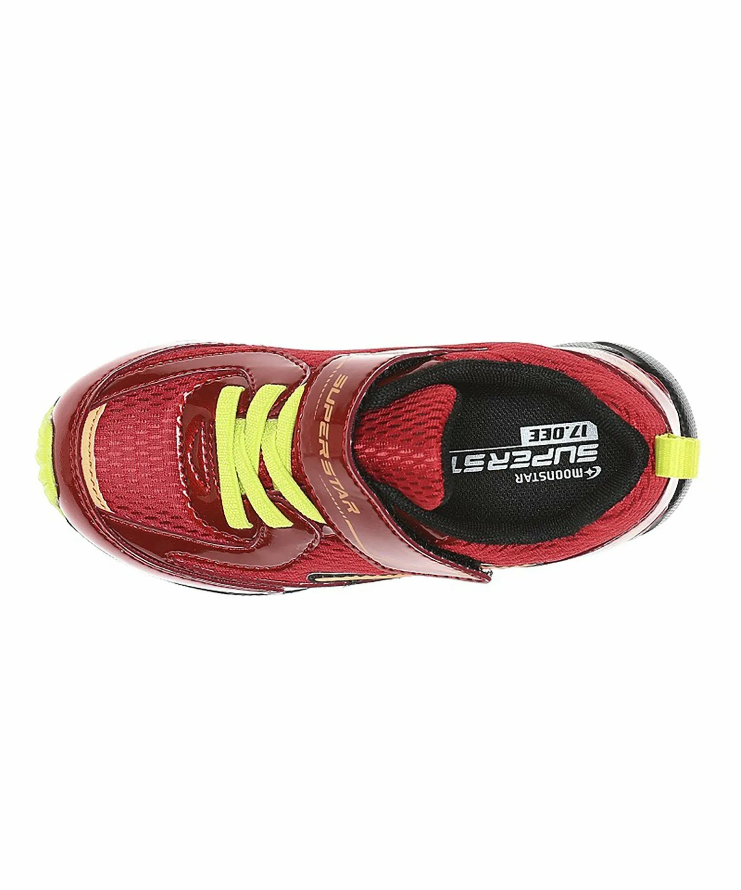 Детские кроссовки MoonStar SS K1240 красного цвета Superstar, Red — фото 3