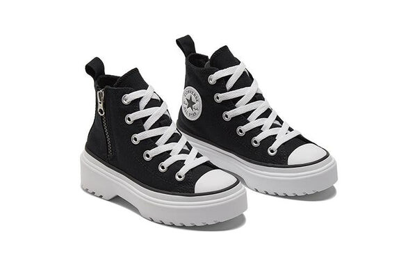 Кроссовки chuck taylor all star high top lugged casual shoes 'black white' Converse, черный — фото 4