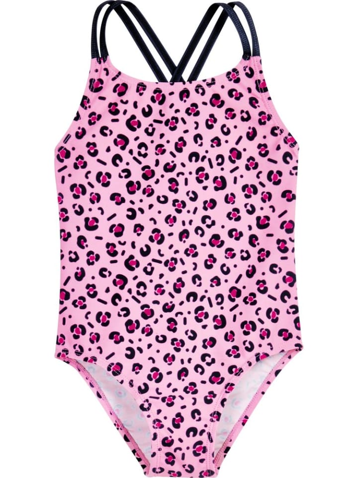

Купальник UV-Schutz Badeanzug Leo-Print Playshoes, розовый