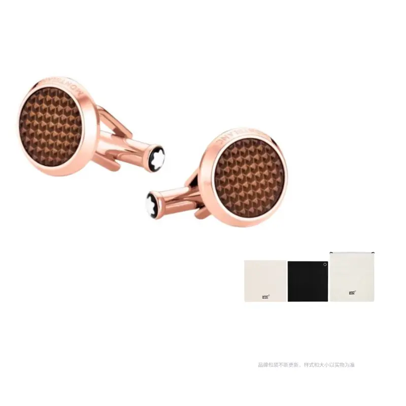 

Серебряные запонки для мужчин с золотым покрытием MONTBLANC, золотой