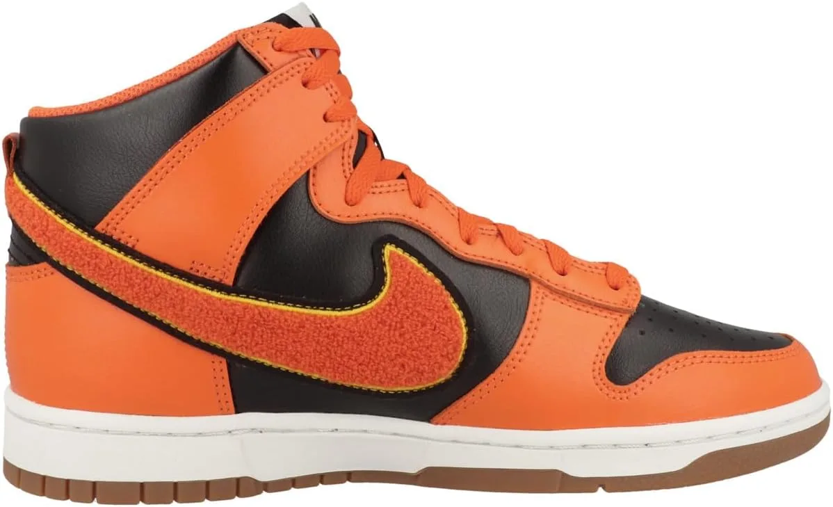 Мужские кроссовки NIKE Mid Dunk High, черный/золотой — фото 4