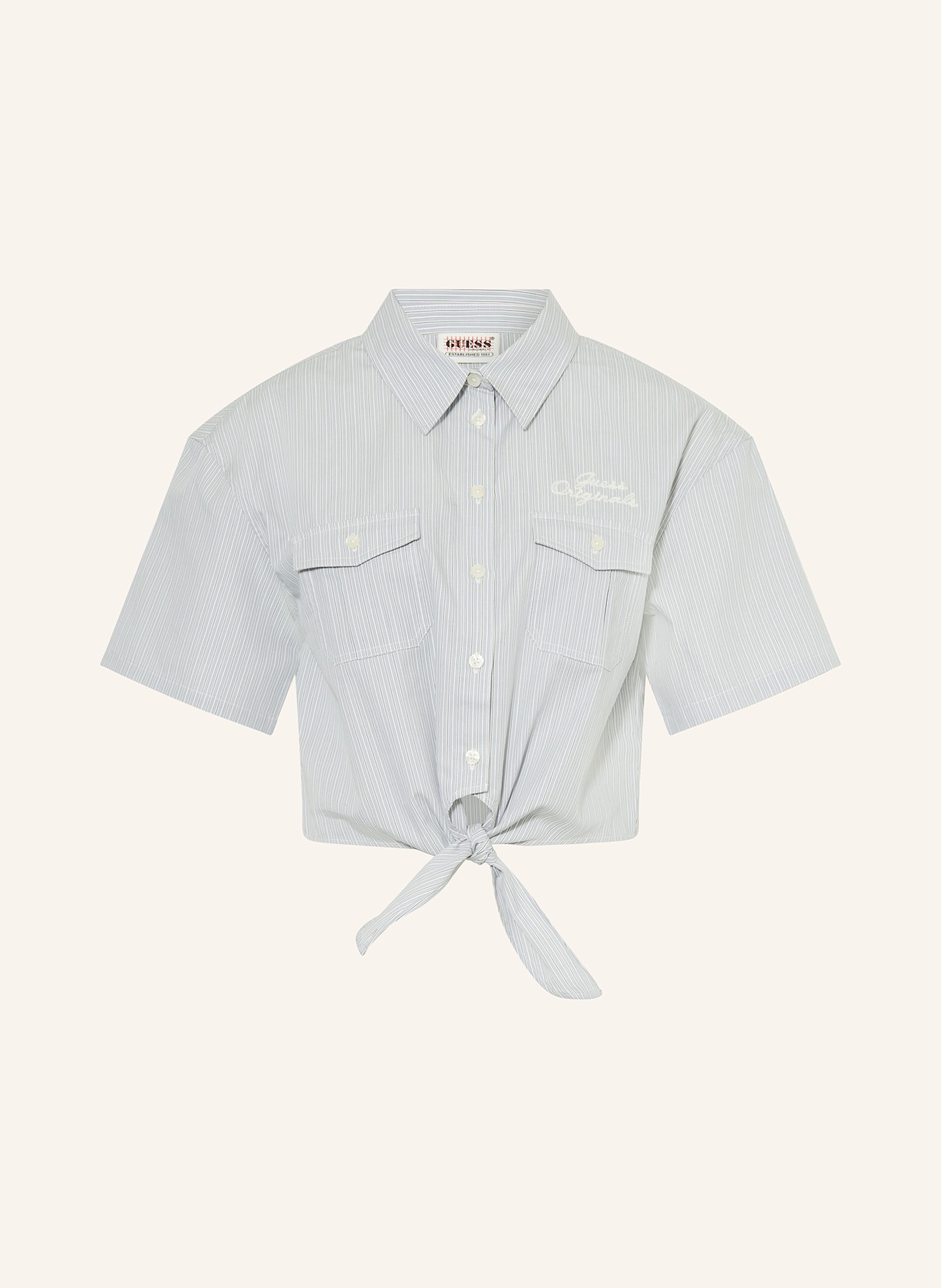 

Рубашка блузка Guess Jeans, мультиколор