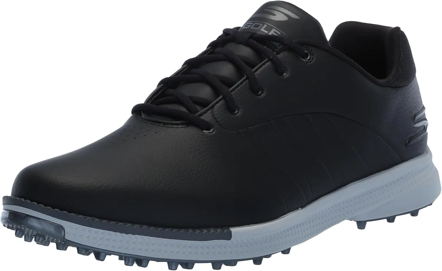 Кроссовки для гольфа Skechers Go Golf Tempo GF без шипов 214099 2025 - Натуральный / Серый, черный/серый — фото 2
