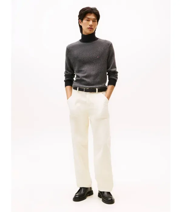 Водолазка PIMA regular fit Tommy Hilfiger, черный — фото 2