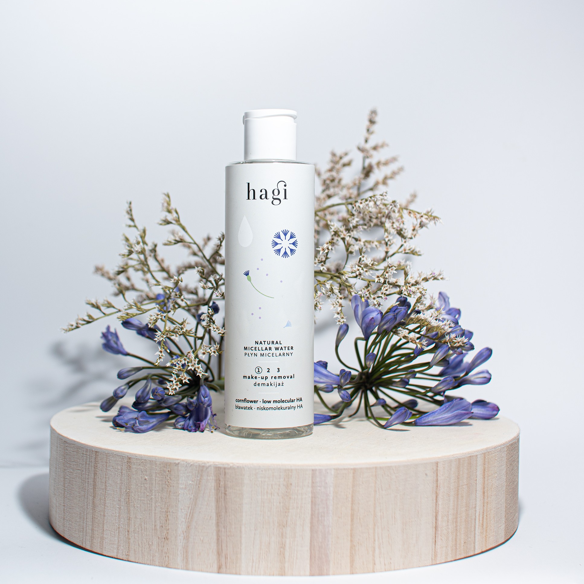 

Натуральная мицеллярная вода natural micellar water Hagi, 200 мл