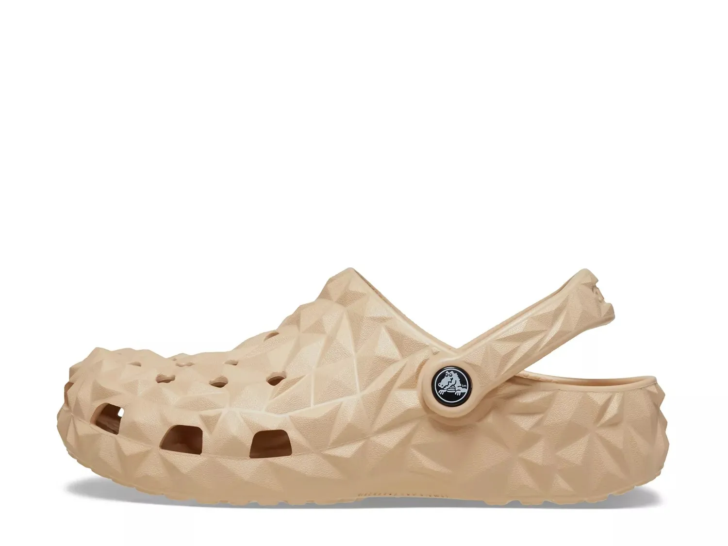 Сабо Crocs Classic Geometric, бежевый — фото 3