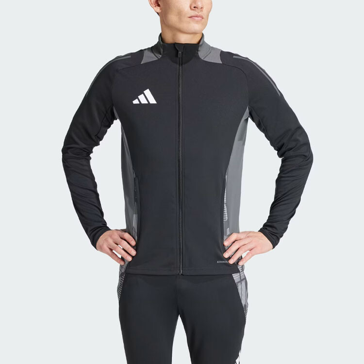 Куртка Tiro 24 мужская черная Adidas, черный — фото 2