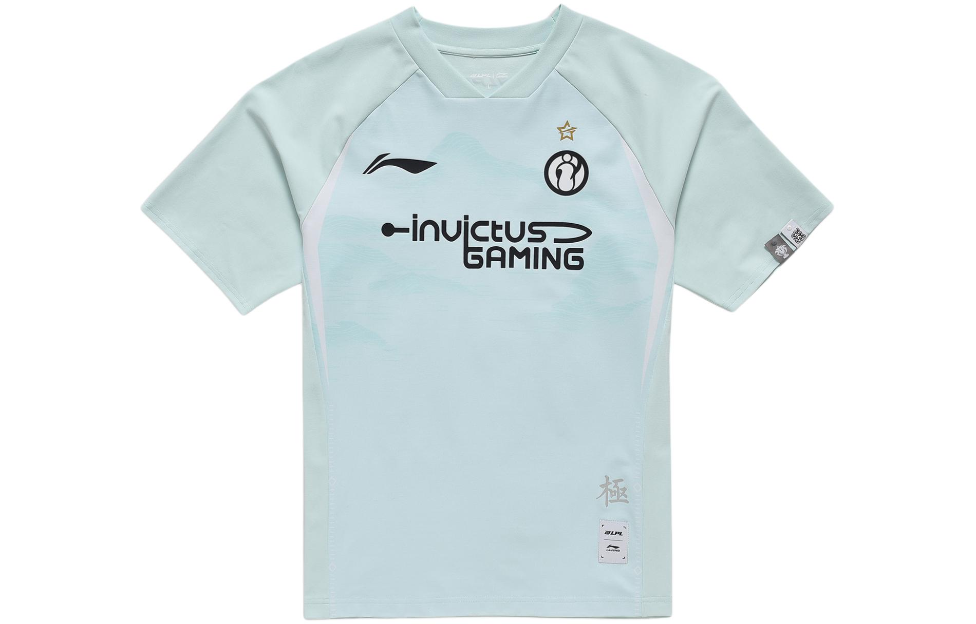 

Футболка LiNing Sports Life Collection Unisex мягкого аква-синего цвета