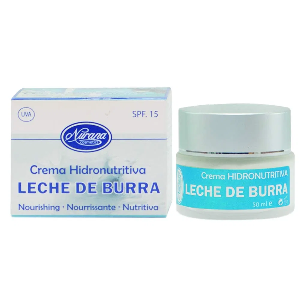 Крем для лица SPF NURANA COSMETICS Питательный с ослиным молоком