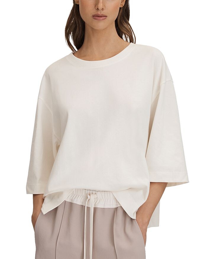 

Футболка оверсайз REISS Cassie, белый