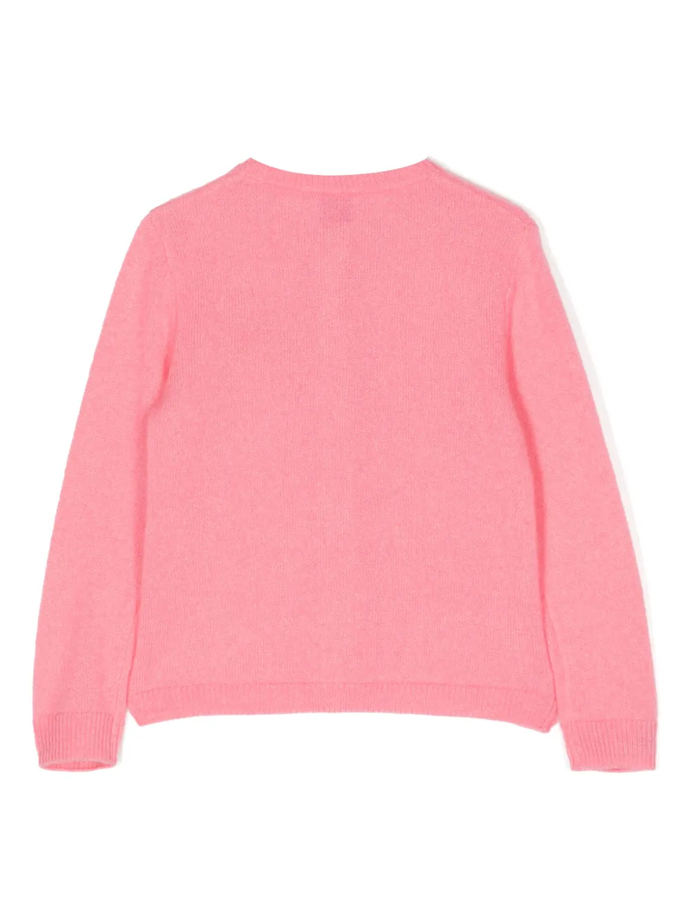 Кардиган Alta из смеси шелка и кашемира Cashmere in Love Kids, розовый — фото 2