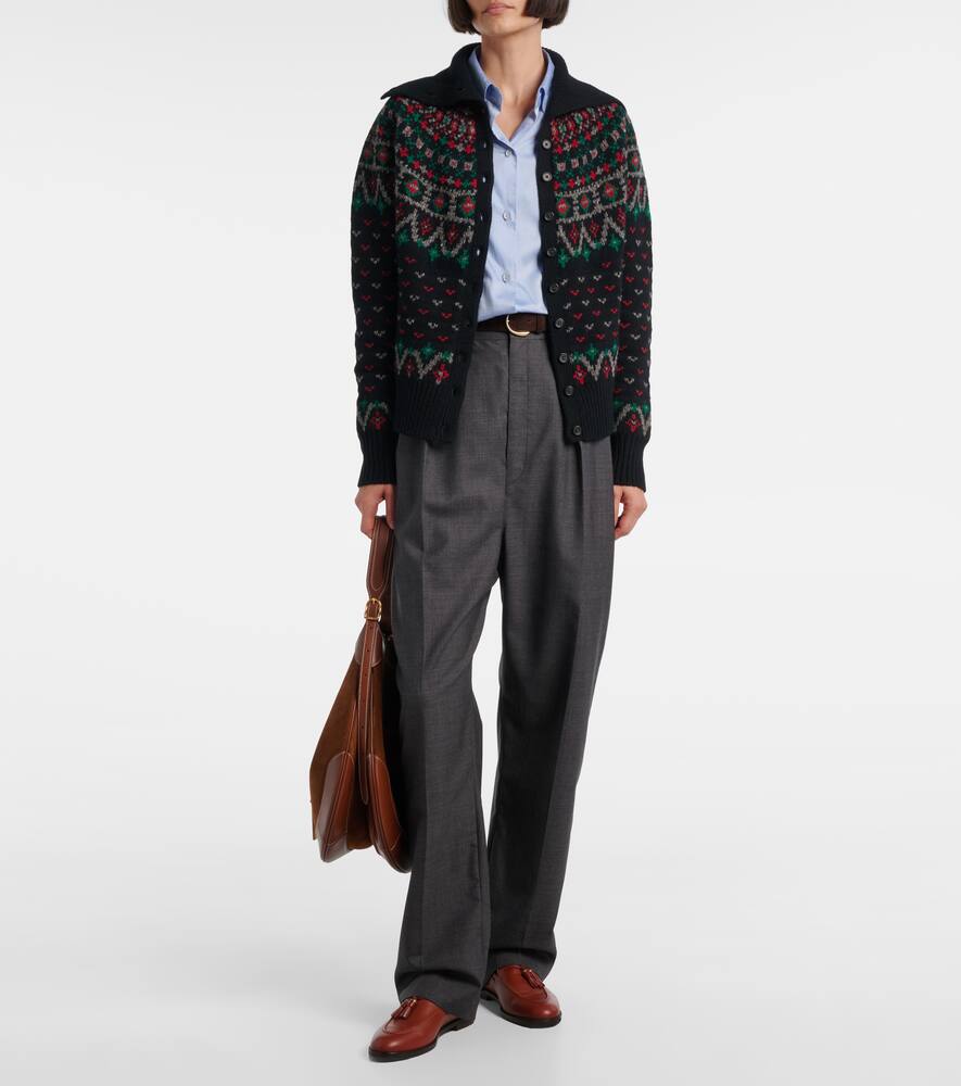 Шерстяной кардиган с хлопком Polo Ralph Lauren, Polo Black Multi — фото 2
