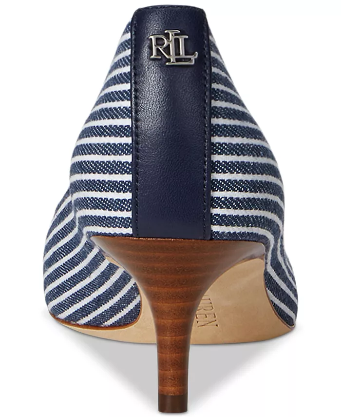 Женские туфли-лодочки Adrienne с острым носом Lauren Ralph Lauren, синий — фото 3