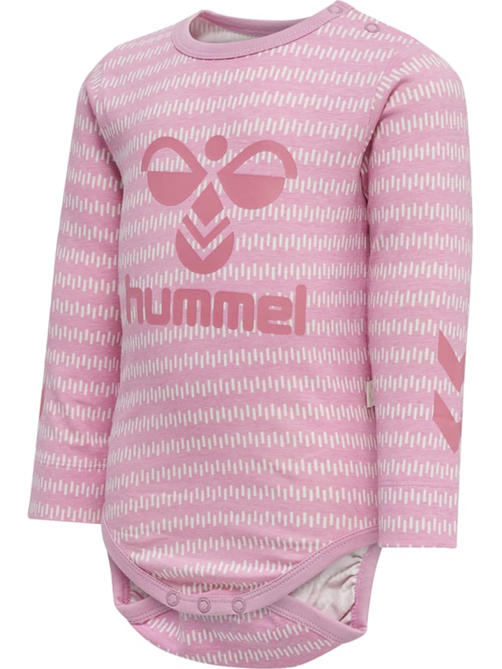 Комбинезон на кнопках Hummel для мальчиков в лилово-дымчатом цвете Hummel — фото 4