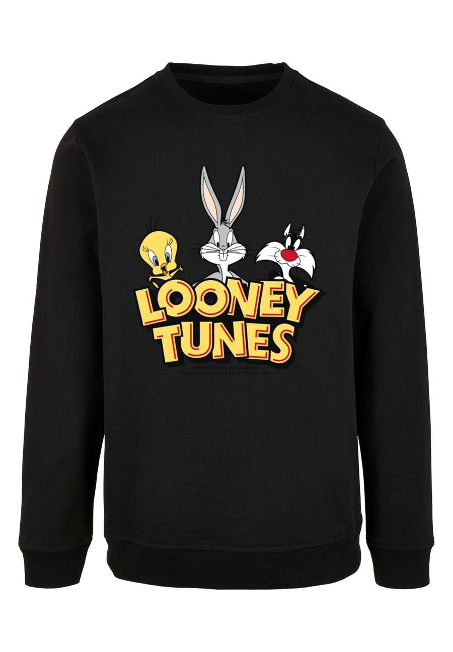 

Толстовка F4NT4STIC Looney Tunes Group Faux Pocket, черный