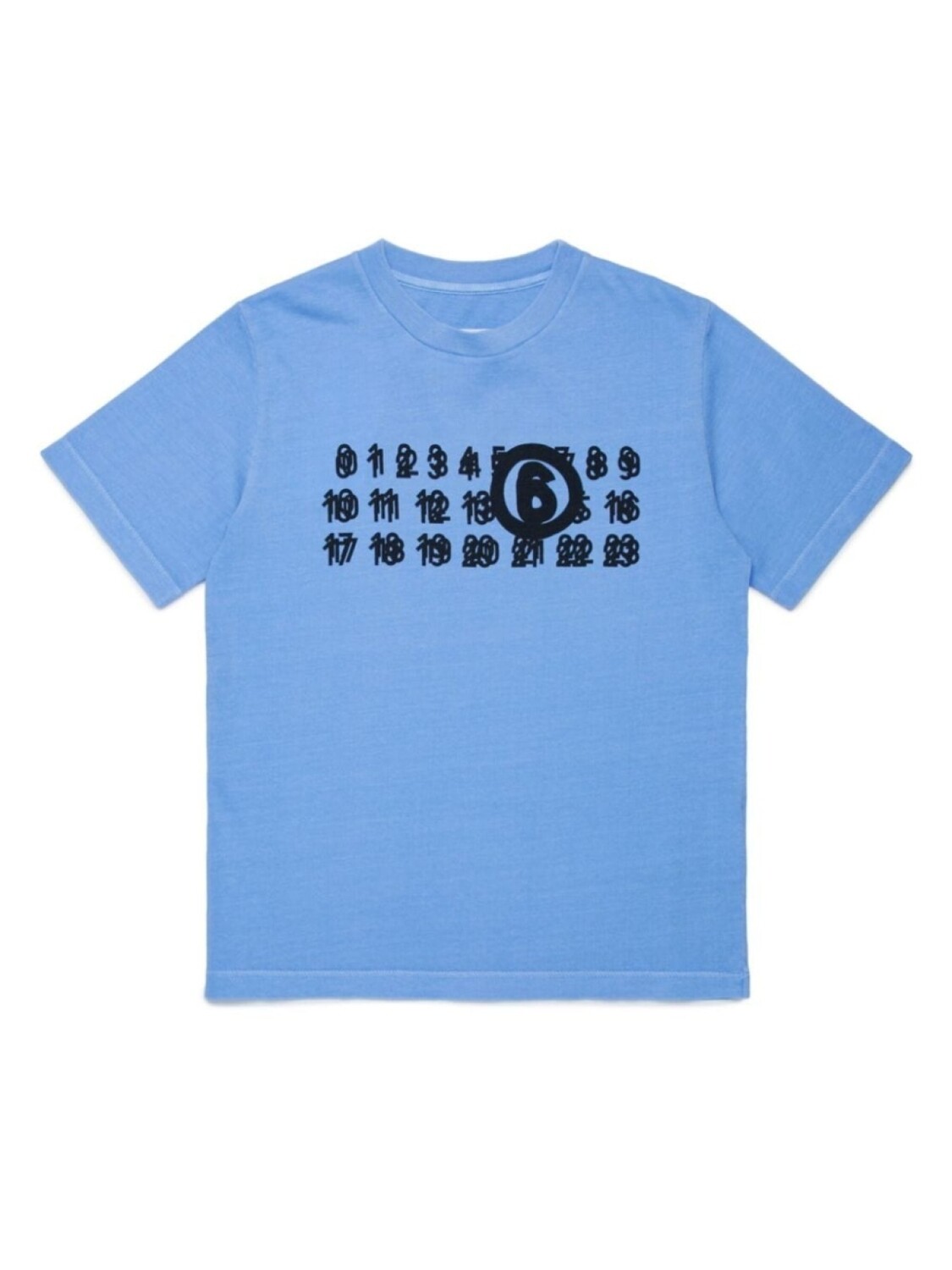 

MM6 Maison Margiela Kids футболка с логотипом, синий