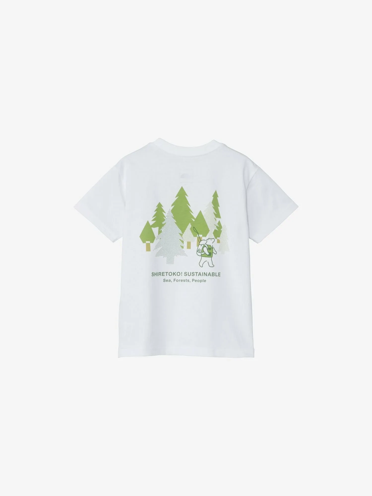 Детская футболка с коротким рукавом Shiretokotoko (для малышей) The North Face, white