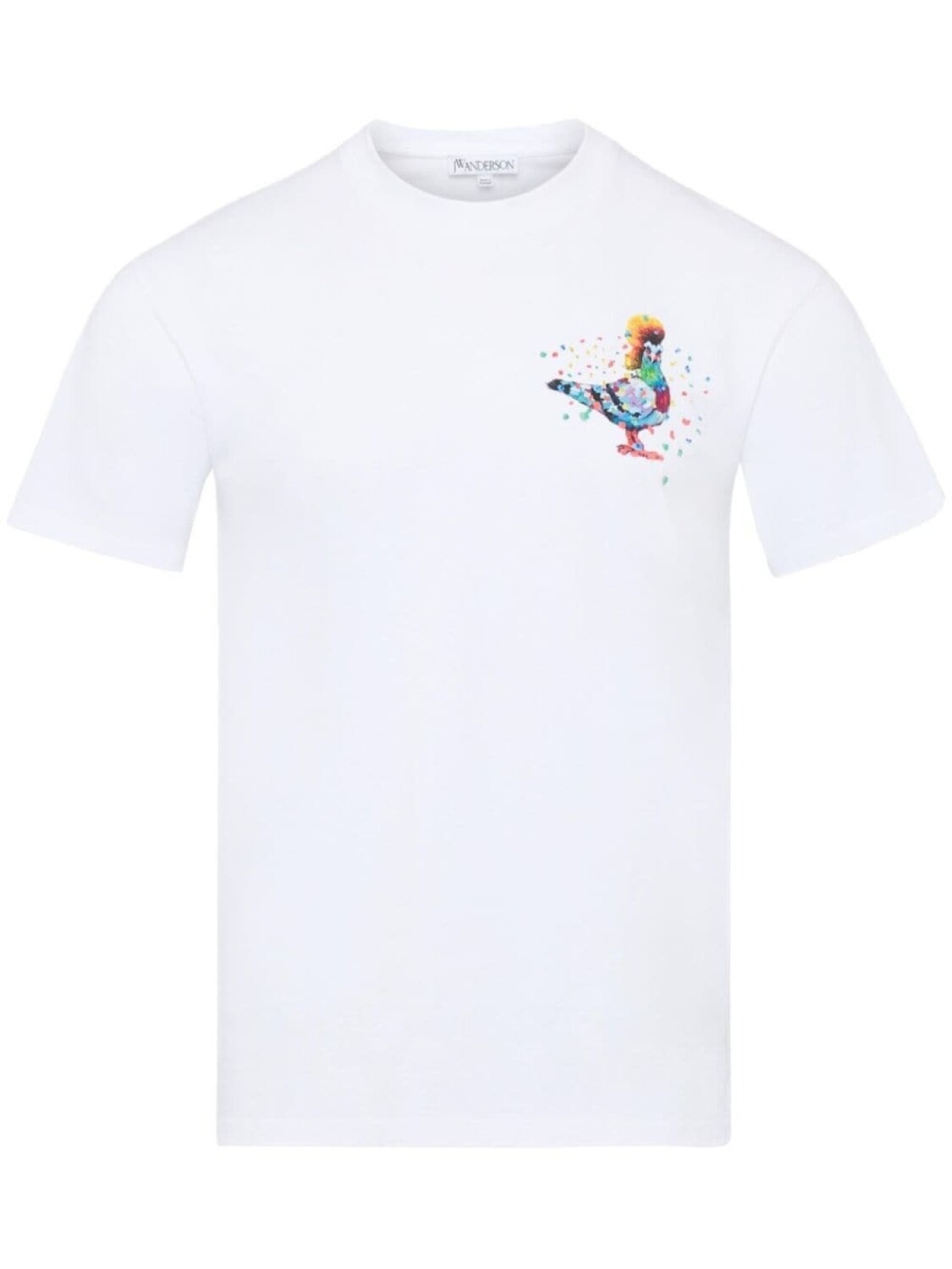 

JW Anderson футболка Pigeon из органического хлопка, белый