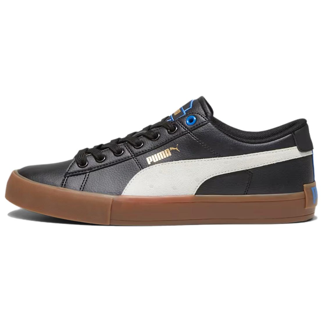 

PUMA Bari Abrasion Resistant Low top Skateboard Shoes Unisex Black White
