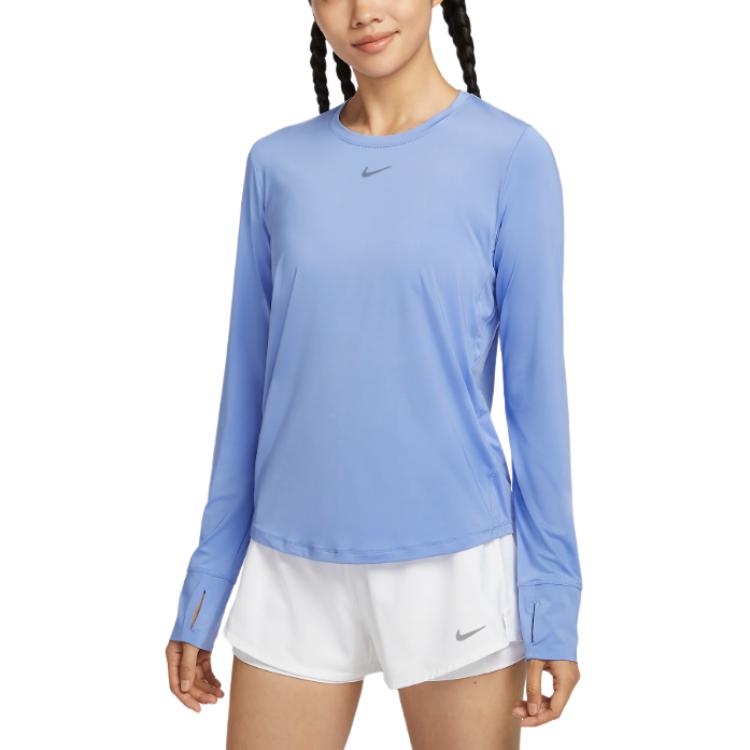 Nike Футболка Dri Fit One Regular женская blue — фото 3