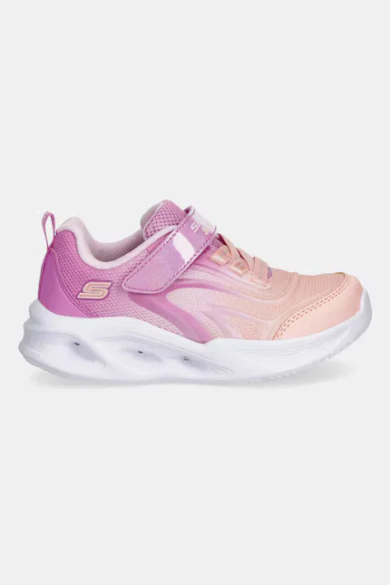 Кроссовки со светящейся подошвой Skechers Sola Glow, розовый — фото 2
