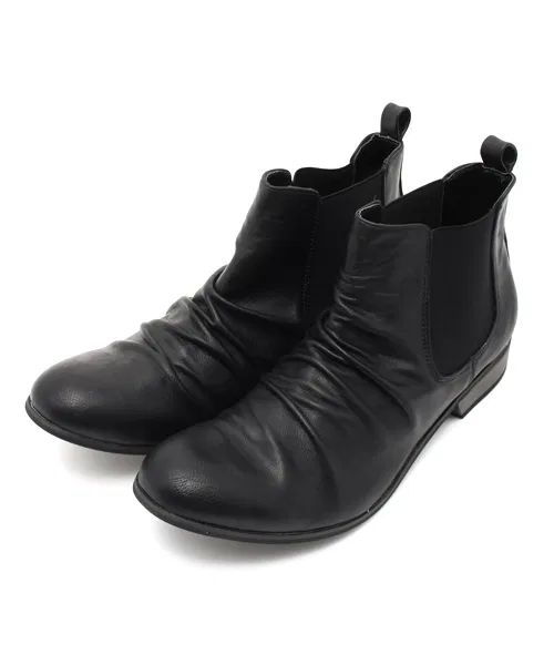 Ботинки Chelsea с драпировкой, Dedes, 8 цветов, искусственная кожа, 3.1-5см каблук — фото 3