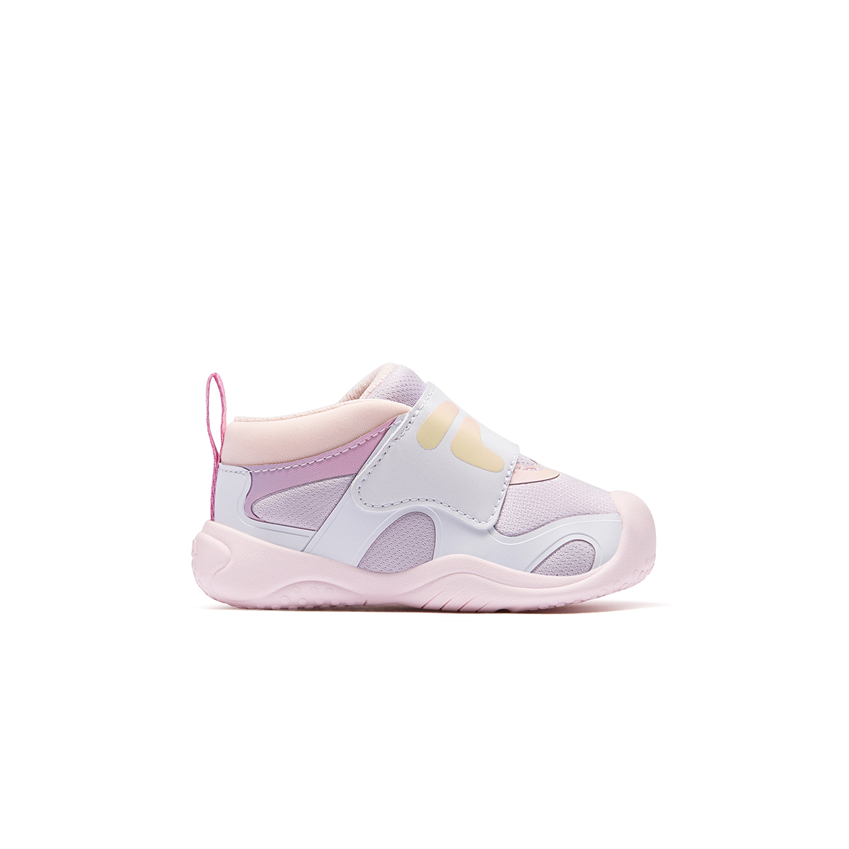 Низкие кроссовки Heritage FHT Anti Kick с амортизацией для младенцев и малышей FILA KIDS, белый/розовый/розовый — фото 4
