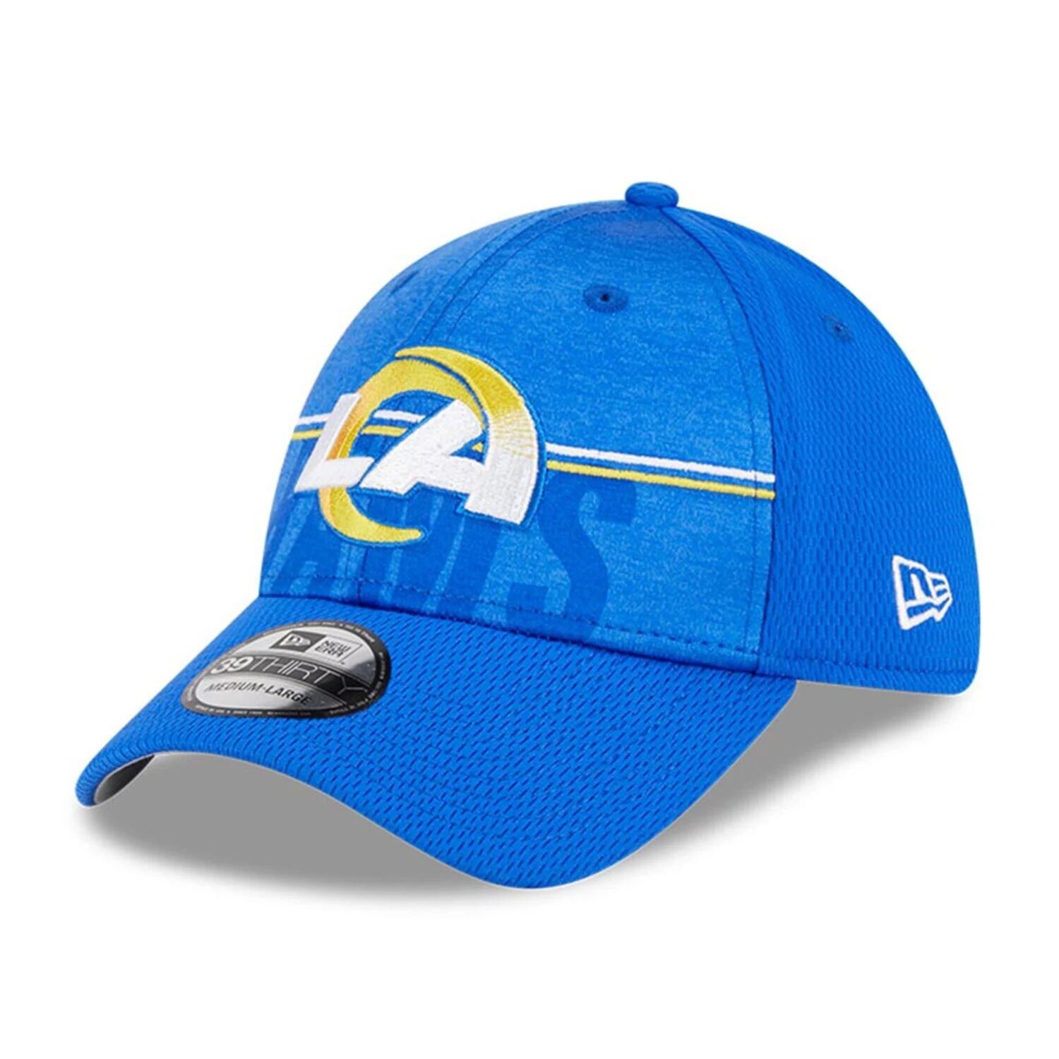 

Мужская кепка New Era Royal Los Angeles Rams 2023 NFL Training Camp 39THIRTY Flex Fit Hat