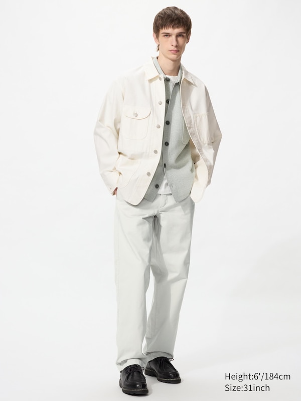 

Прямые чиносы relaxed fit Uniqlo, 30 natural