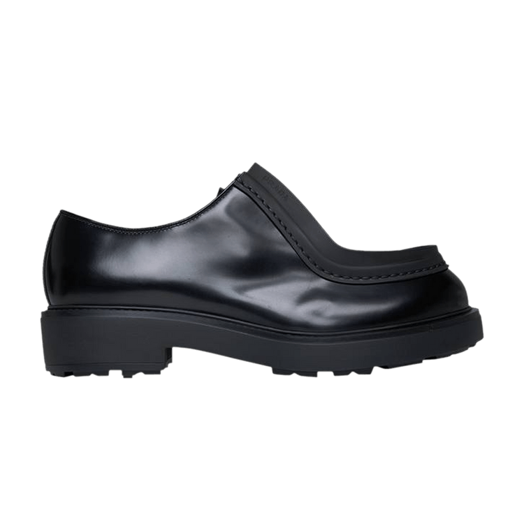 

Кроссовки Prada Diapason Opaque Brushed Leather Lace-up 'Black', черный