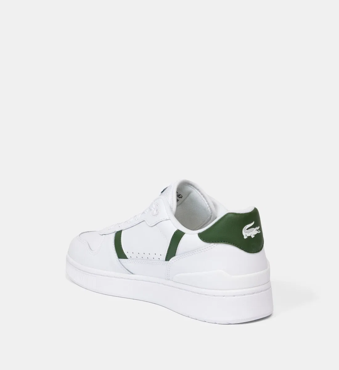 Низкие кроссовки T-Clip Set из кожи Lacoste, белый — фото 3