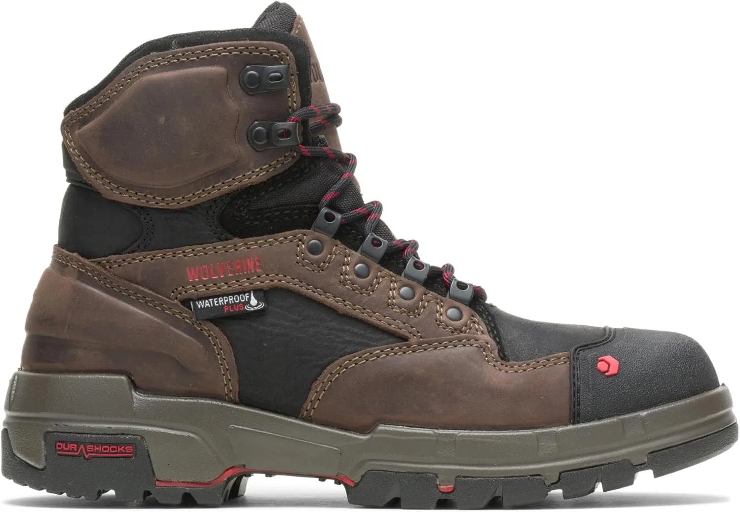Ботинки Wolverine Legend DuraShocks CarbonMax Safety Toe 6 Inch, Dark Brown