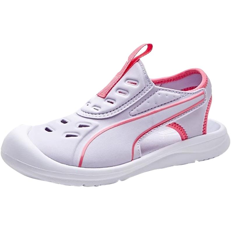 

Детские сандалии с низким верхом для детей от 3 до 7 лет PUMA, кремовый/розовый/фиолетовый