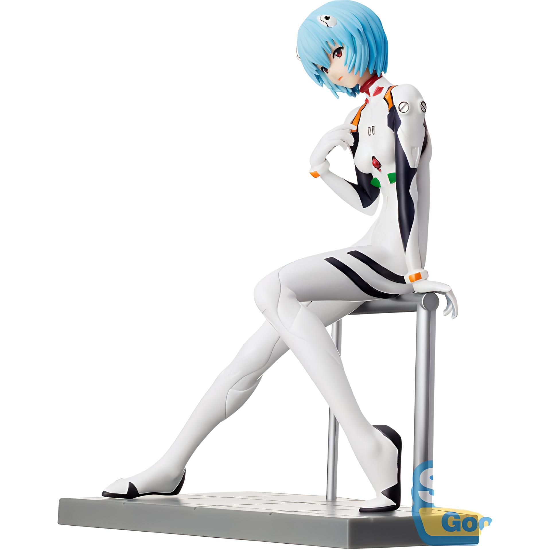 

SEGA Неоновая Генезис Евангелион Фильм, Рей Аянами, Сидячая Поза