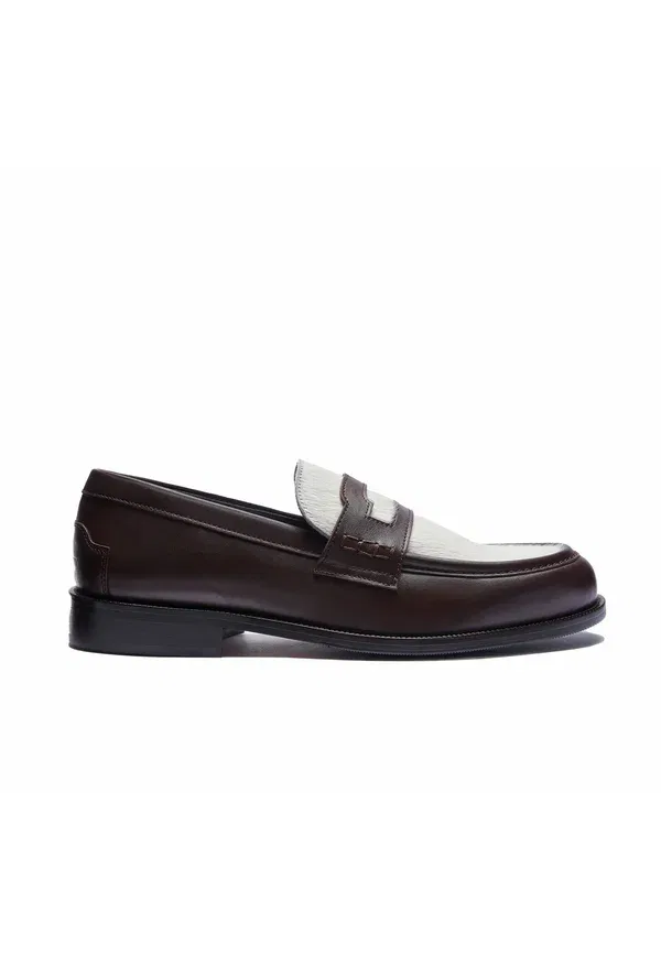 Кроссовки Le métropolitain slip ons Reternity, коричнево-белый — фото 4
