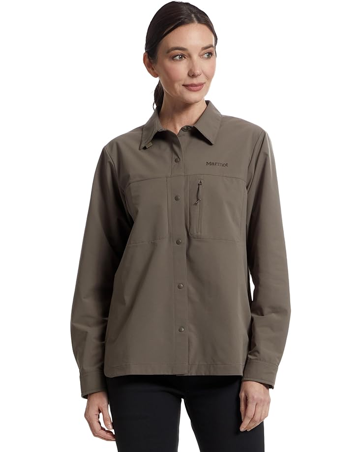 

Женская рубашка Marmot Airexchange Solarshield, Claystone