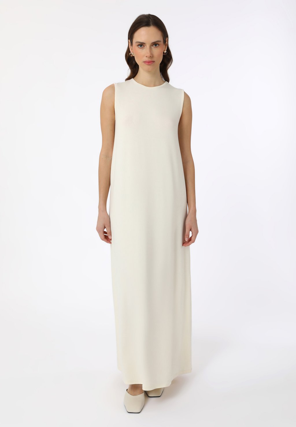

Платье макси BENIN - Jersey dress Modanisa, белый