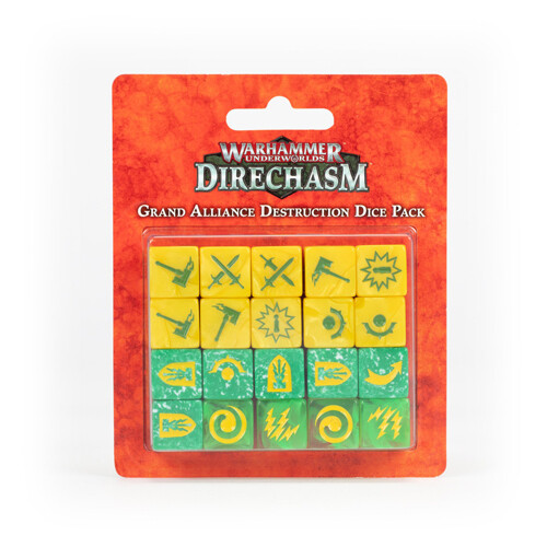 

Игровые кубики Whu: Grand Alliance Destruction Dice Games Workshop